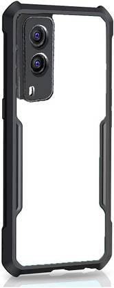 ELEF Bumper Case for VIVO V21e 5G Camera Protection Shockproof Slim Clear Hybrid Bump Corner Full Protection