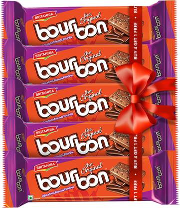 Britannia Bourbon (4+1) 500g On Pack Combo Britannia Bourbon (4+1) 500g On Pack Combo