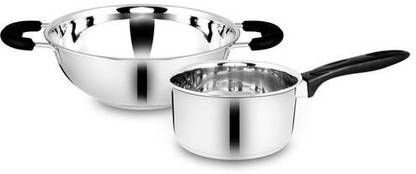 Home Select Induction Base Cookware Segt Induction Bottom Cookware Set