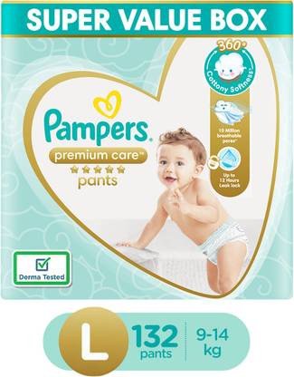 Pampers Premium Care Diapers - L