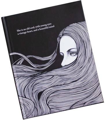PIPABOX Handcrafted,Handmade unbleached maplitho paper ,eco friendly A4 Note Book single ruling 200 Pages