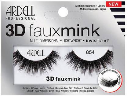 Ardell 3D FAUX MINK 854 MULTIPACK-71880 + Duo Clear Glue 1g Pack of 2 Number of piece 1