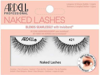 Ardell NAKED LASHES 421 BLACK - 70476 + Duo Clear Glue 1g Pack of 1 Number of piece 2
