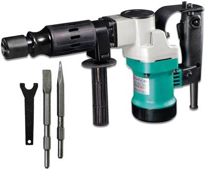 Tech Trex TDH-810B 5kg Plastic Box Demolition hammer Breaker machine Concrete Breaker with chisel hammer bits Rotary Hammer Drill