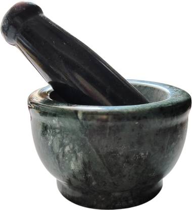 Homebia Small Mortar Pestle Set High Quality Mortar & Pestle/Imam Dasta/Ohkli Musal/Kharal/Khalbatta/Okhli Masher/masher Marble Masher