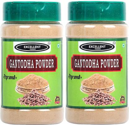 Excellent Foods Pure Ganthoda / Pipramul Powder 100 Grams x 2 Bottle