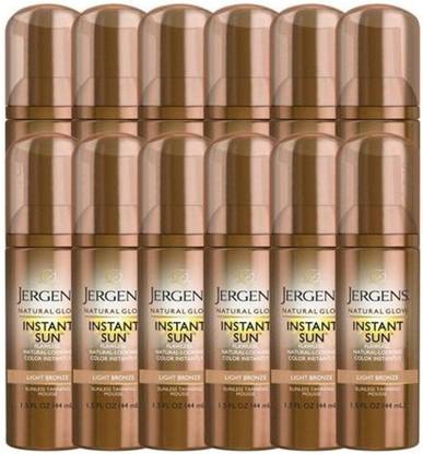 Jergens Natural Glow Instant Sun Multipack Tanning Lotion 6 pk /1.5oz 264 Tanning Liquid