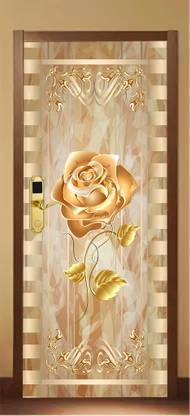 HD RAPID DESIGN Vinyl Decorative Gold Wallpaper