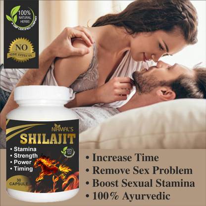 Nirmal's Ayurvedic Shilajit For Stamina & Vigor of Men's (30 Capsule)