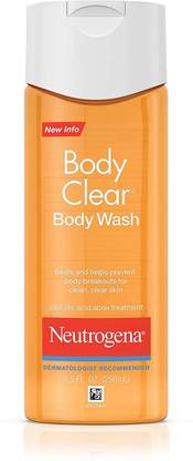 NEUTROGENA Body Clear Body Wash for Clean, Clear Skin with Aloe and Chamomile 8.5 Ounce
