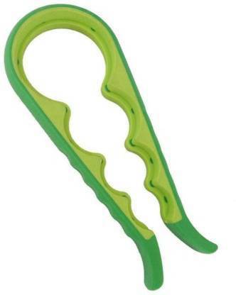 SMBT Jar Opener, Easy Grip Bottle Opener Twist Off Lid Quick Opening Cooking Everyday Use for Children, Elderly, Weak Hands and Arthritic Bottle Opener Jar Opener for Home and Kitchen Plastic Non-slip Twist Cap Bottle Jar Opener Multi-functional for Home and Kitchen Fits All Bottle Caps (Multi-color, Pack of 1) Bottle Opener Bottle Opener