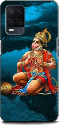 INDICRAFT Back Cover for OPPO A54, CPH2239 HANUMAN JI , LORD HANUMAN, GOD, BAJRANGBALI