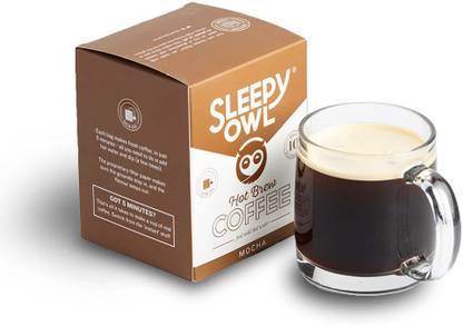 Sleepy Owl Mocha Dip | 10 Bags | No Equipment Needed | 100% Arabica Coffee Beans