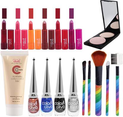 Color Diva (CD-UCMB-121) All in One Daily Uses Makeup Combo Kit