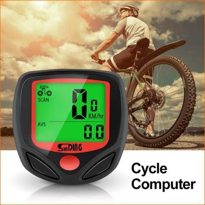 Explorer ™SB-318 Waterproof Bicycle Computer With Digital LCD Meter,15 Function Wired Meter Wired Cyclocomputer