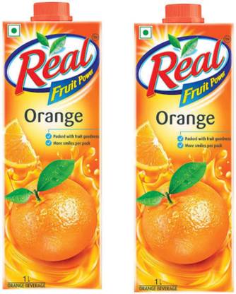 Real orange juice 2 ltr combo pack
