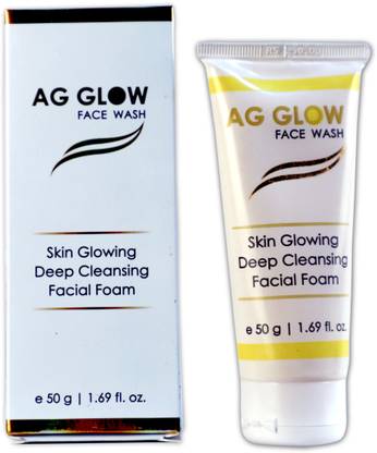 AG Glow  | Skin Glowing | Deep Cleansing | Facial wash | 50 gm | Face Wash