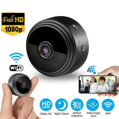AVOIHS Mini Size WiFi Magnetic 5.0 MP HD 1080P Wireless Spy CCTV Camera Live Recording Security Camera