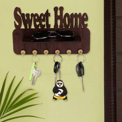 WEB SHOPY Wood Key Holder