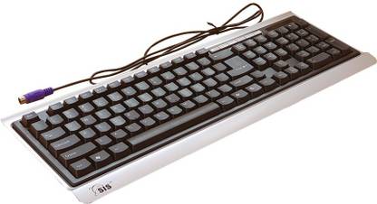 SIS 36214 PS2 Standard Desktop Keyboard Compatible with Desktop, Laptop, Mac