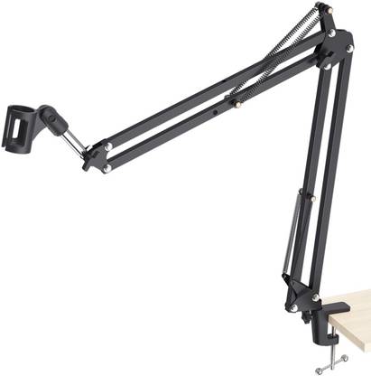 MAONO AU-B01 Holder Scissor Arm Stand With Table Mounting Clamp Black
