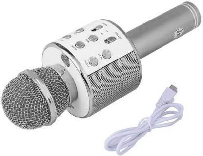 Stybits WS-858 Bluetooth Microphone Recording Condenser Handheld Microphone Stand With Bluetooth Speaker Audio Recording Microphone