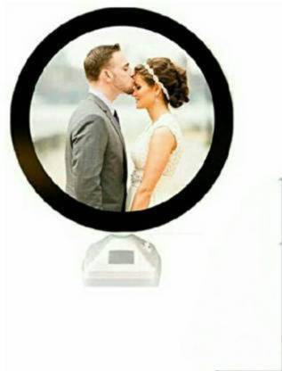 mamadev creation Glass Wall Photo Frame