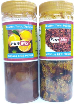 Fun Mix Masala Ker & Masala Lime Pickle Combo Lemon Pickle