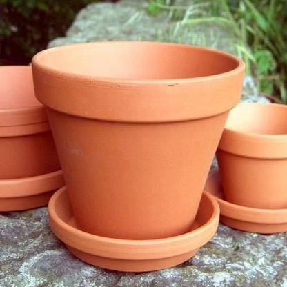 potz by Potz Clay Pot Plant Container Set