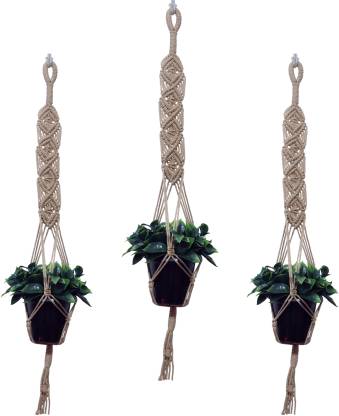 MAYA CREATION Plant hanger for indoor outdoor plant decoration fabric Plant Container Set