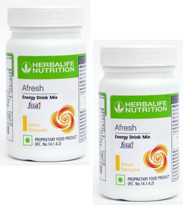 HERBALIFE ENERGY DRINK MIX AFRESH LEMON FLAVOR 2 PEICE Energy Drink