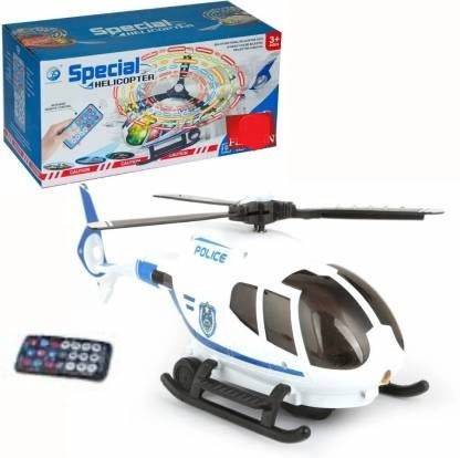 ALLAMWAR Remote Control multifunctional Special Helicopter toys unbreakable Blades Moves 20 music selected projector function.