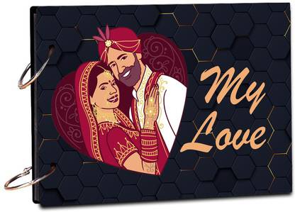 BPDESIGNSOLUTION My Love Background Theme,  Scrapbook Kit