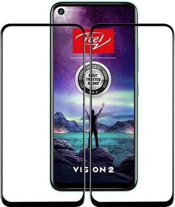 VAlight Edge To Edge Tempered Glass for itel Vision2