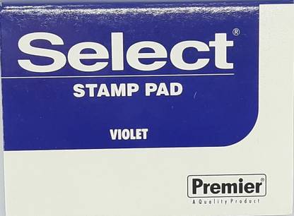 anshuretails Premier Select Stamp Pad Large Blue (Set Of 1, Blue)