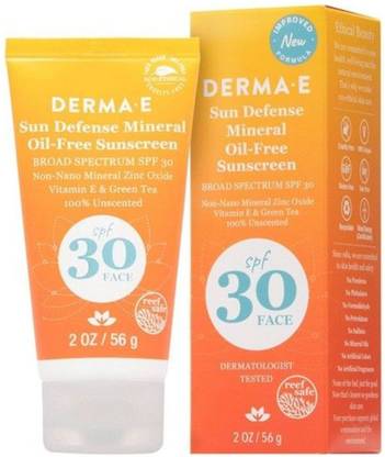 Dermae Sunscreen - SPF 50 Sun Defense Mineral OilFree Face Sunscreen SPF 3