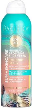Pacifica Sunscreen - SPF 50 Bronzing Spray Mineral Sunscreen SPF 3