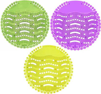 Karmarch Urinal Screen Mats with Fragrance, Anti Splash Urinal Mat Lemon Mat Toilet Cleaner