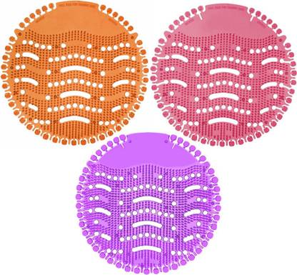 Karmarch Plastic Urinal Screen Mats with Fragrance for Bathroom and Toilet Use Ocean Mat Toilet Cleaner