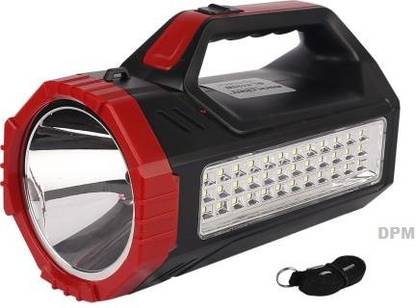DPM ULTRA HIGH WAT LAZIER LED PORTABLE RECHARGEABLE SEARCHRechargeable Bright Led Torch Light Laser Long Range High Power Search Light Kisan Rechargable with 36 Led Side Emergency Lights Torch Emergency Light Torch Emergency Light Torch