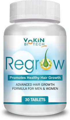 Vokin Biotech Regrow All Natural Hair Loss Supplement For Advanced Healthy Hair Growth formula