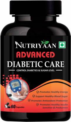nutriyaan Diabetic Care for Super Berberine Balanced Blood Sugar Support (60 Capsules)