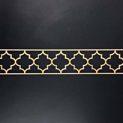Haoser Corved Panel Geometric Wooden Panel, MDF jali for wall decoration for your Amazing Home