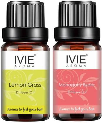 IVIE Lemon Grass, Mohagany exotic Aroma Oil, Diffuser Lemon Grass & Mohagany exotic Diffuser Aroma Oil