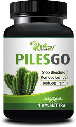 Riffway Piles Go Piles Capsules For Pain & Constipation :- Zero-Side Effect