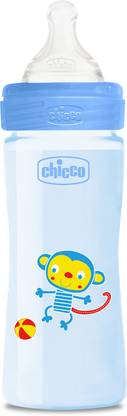 चिको WB PP BOTTLE 250ML COL BLUE MED 2M+ - 250 ml