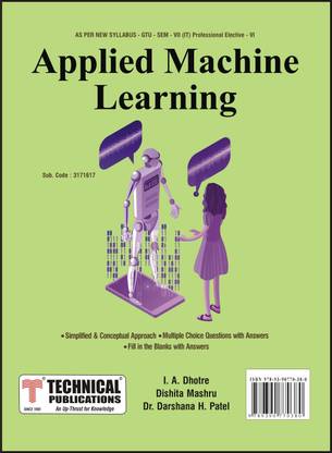 Applied Machine Learning for GTU 18 Course (VII - IT - 3171617 - Prof. Elect. - VI)