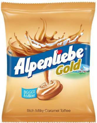Alpenliebe Gold Rich Milky Caramel Toffee Milky Caramel Candy