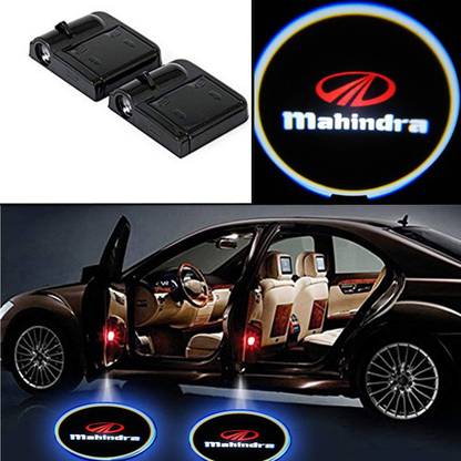 EliteAuto Premium Wireless Mahindra Logo Shadow Door Light/Ghost Shadow Door Light/Door Laser Welcome Light For All mahindra Cars (Universal Fir For all cars) Car Fancy Lights