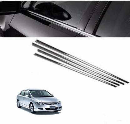 GOODSPECKER Window Garnish - Civic ( Set of 4 Pc) Chrome Honda Civic Front Garnish